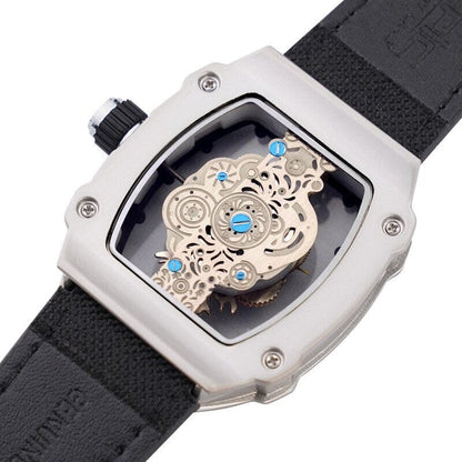POEDAGAR Reloj Esqueleto Mecánico
