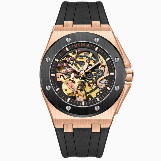 POEDAGAR Reloj Skeleton Oak