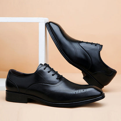 Lucas Zapatos Brogue de Cuero